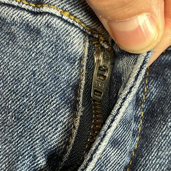 Buffalo David Bitton Womens 27 Blue Faded Dark Wash Denim Straight Leg Jeans - Picture 5 of 15